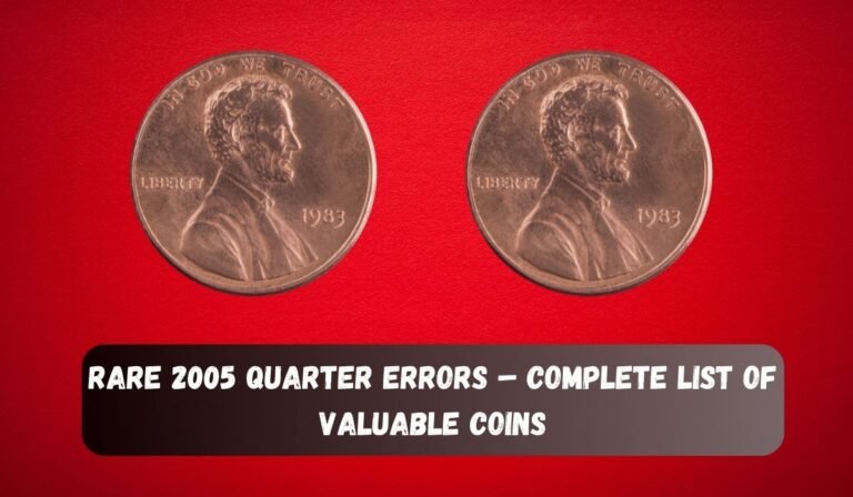 Rare 2005 Quarter Errors – Complete List of Valuable Coins
